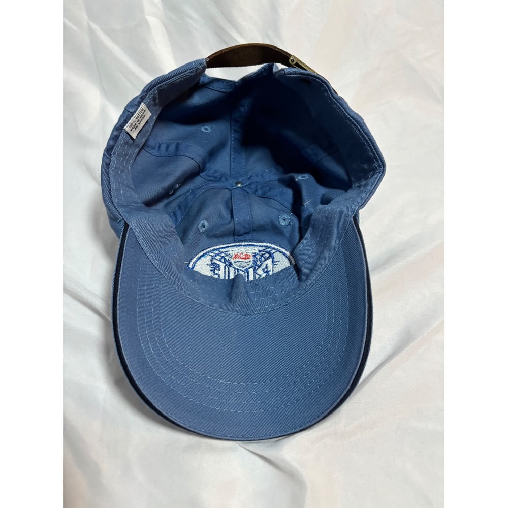Pepsi Blue Logo Baseball Cap Hat Men's Adjustable Strap Blue RARE discontinued‎ - Picture 5 of 5